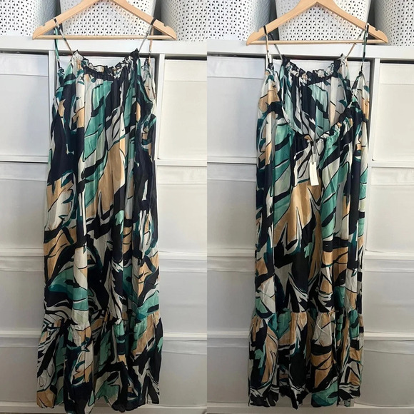 Anthropologie Malika Printed Maxi Dress Multicolor - Picture 4 of 4
